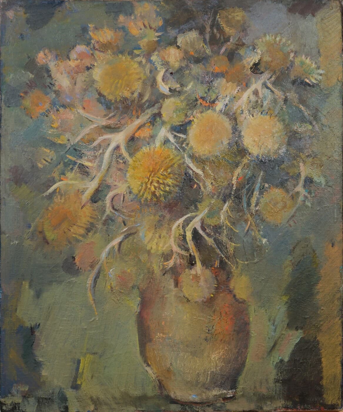 Artwork by Getman Topuria, 1980, Pastel on Paper