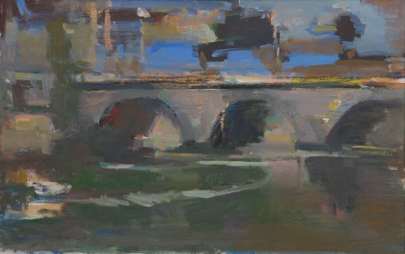 Artwork by Getman Topuria, 1971, Oil on Cardboard