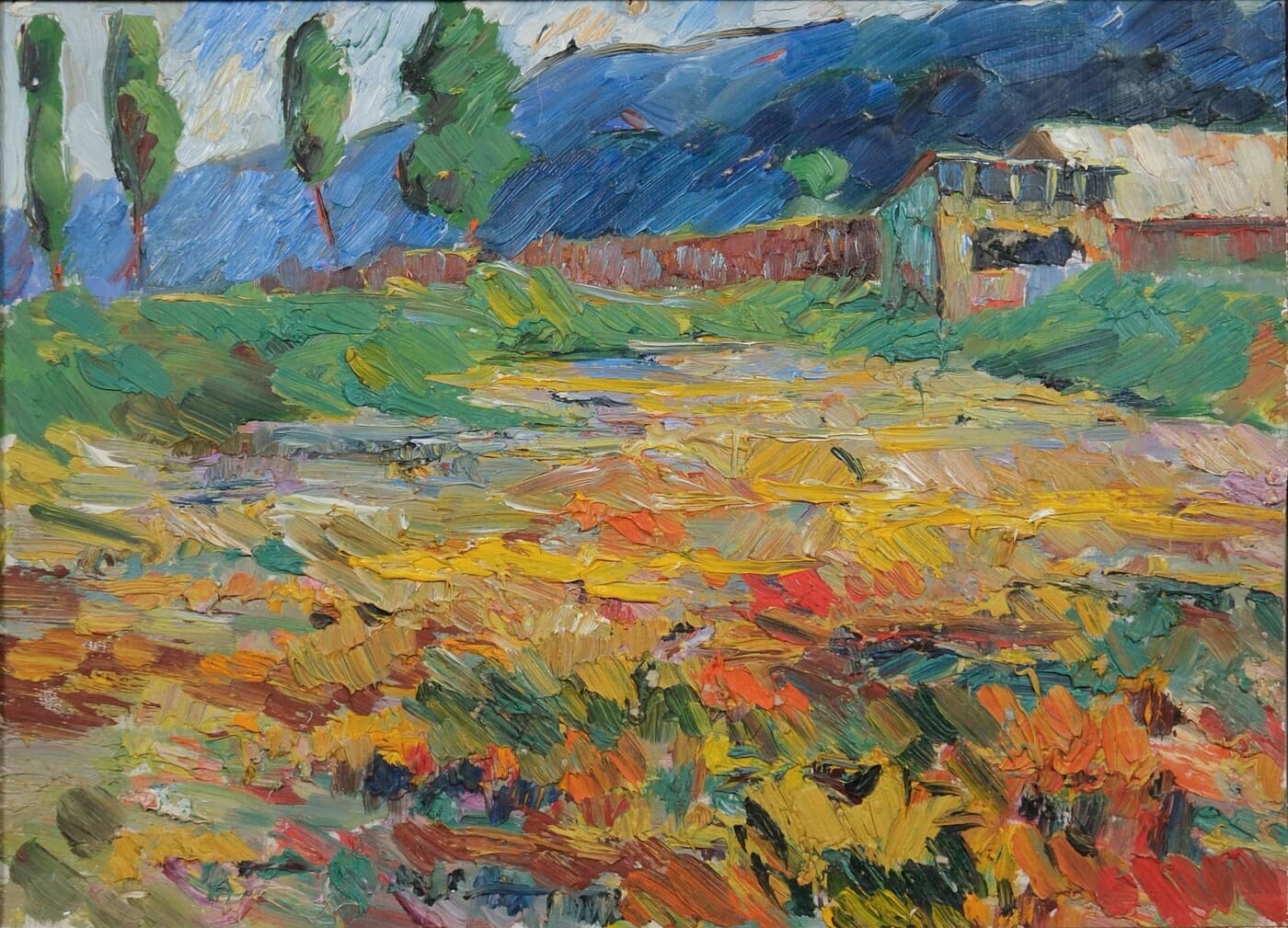 Artwork by Getman Topuria, 1982, Pastel on Paper