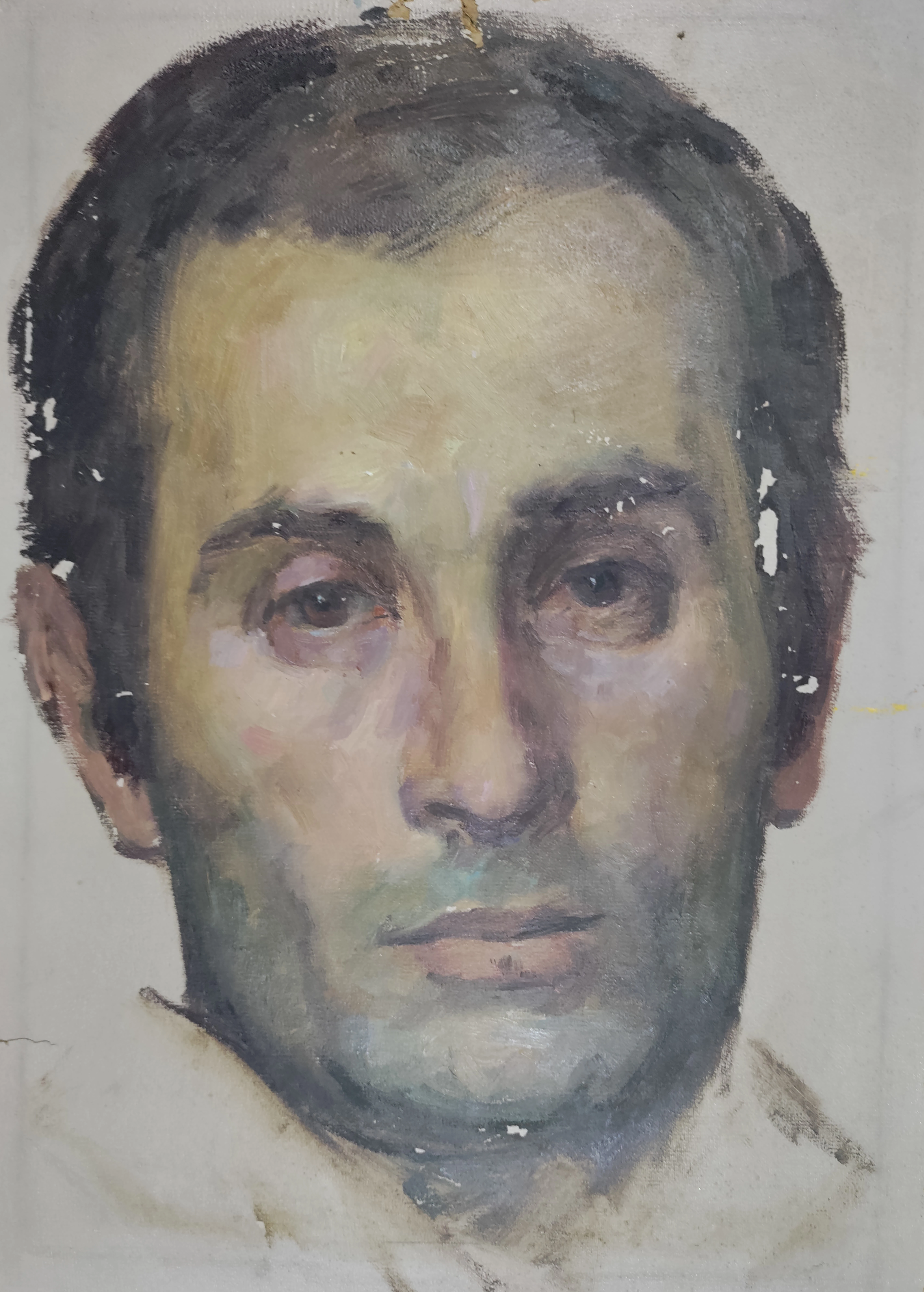 Portrait of Georgian painter Getman Topuria