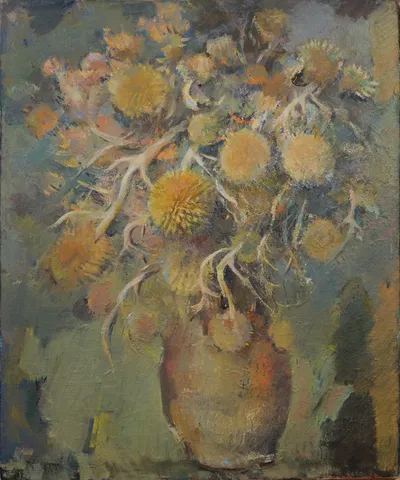 Artwork by Getman Topuria, 1980, Pastel on Paper