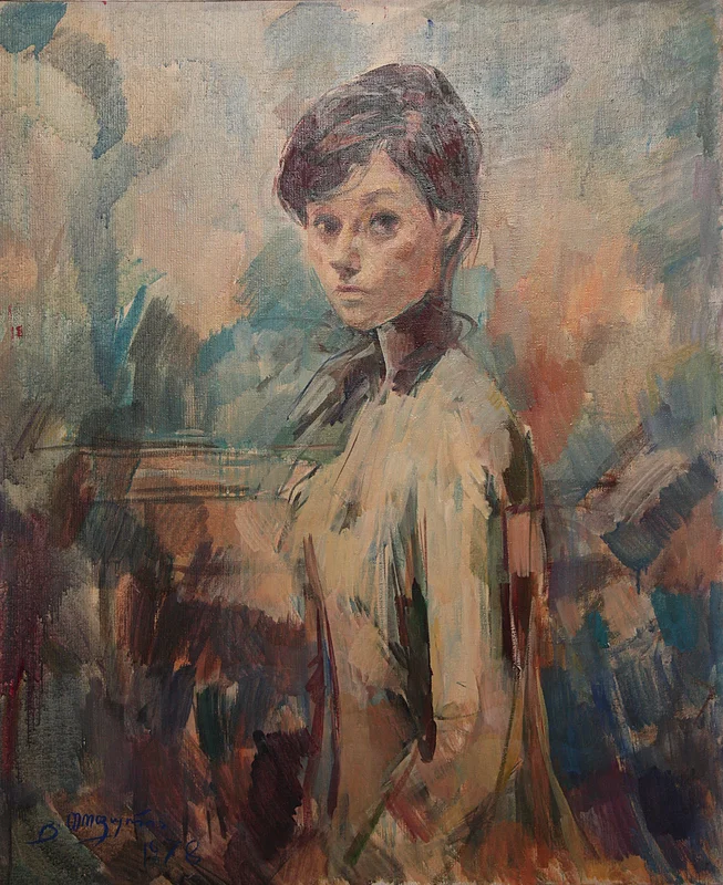 Artwork by Getman Topuria, 1990, Watercolor