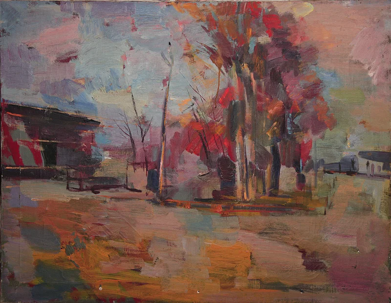 Artwork by Getman Topuria, 2006, Oil on Cardboard