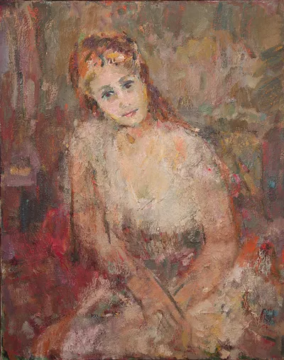 Artwork by Getman Topuria, 1982, Pastel on Paper