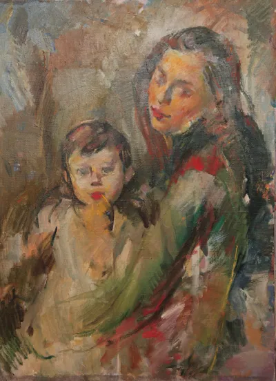 Artwork by Getman Topuria, 1994, Watercolor