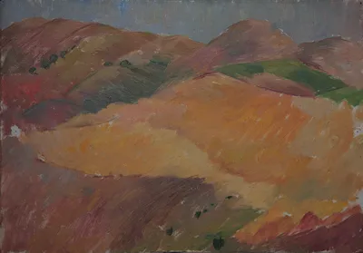 Artwork by Getman Topuria, 1977, Oil on Cardboard