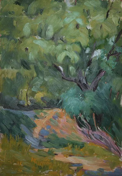 Artwork by Getman Topuria, 1971, Oil on Canvas