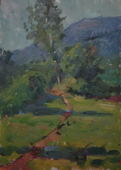 Artwork by Getman Topuria, 1977, Pastel on Paper