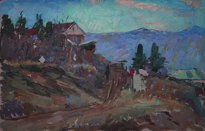 Artwork by Getman Topuria, 1985, Watercolor