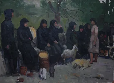 Artwork by Getman Topuria, 2004, Pastel on Paper