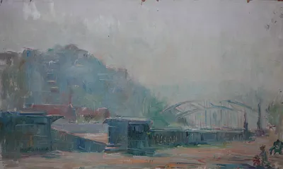 Artwork by Getman Topuria, 1992, Oil on Canvas