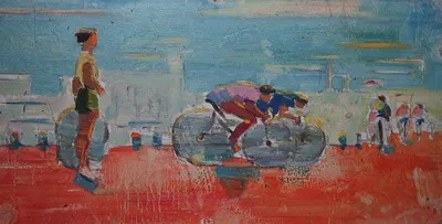 Artwork by Getman Topuria, 2004, Oil on Cardboard