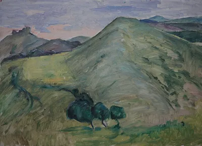 Artwork by Getman Topuria, 1973, Pastel on Paper