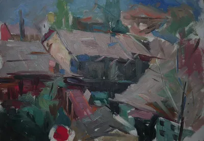 Artwork by Getman Topuria, 1989, Mixed Technique