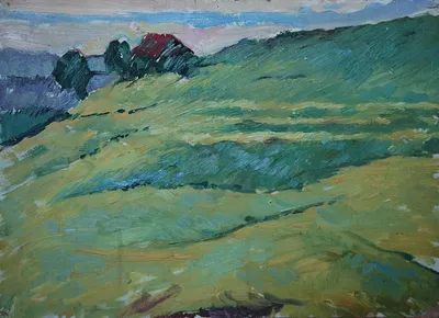 Artwork by Getman Topuria, 1972, Pastel on Paper