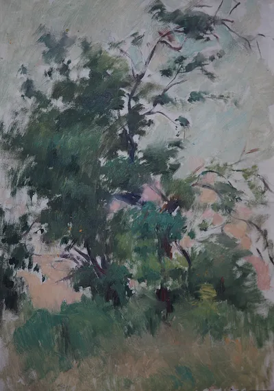 Artwork by Getman Topuria, 1988, Watercolor