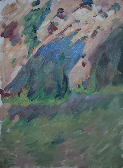 Artwork by Getman Topuria, 1988, Oil on Canvas