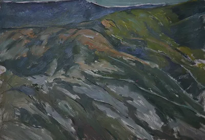 Artwork by Getman Topuria, 1987, Watercolor