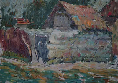 Artwork by Getman Topuria, 1990, Pastel on Paper