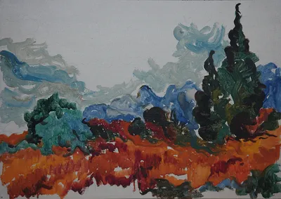 Artwork by Getman Topuria, 1999, Acrylic