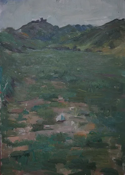 Artwork by Getman Topuria, 2002, Oil on Canvas