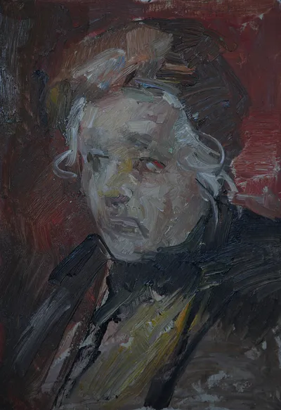 Artwork by Getman Topuria, 1990, Acrylic