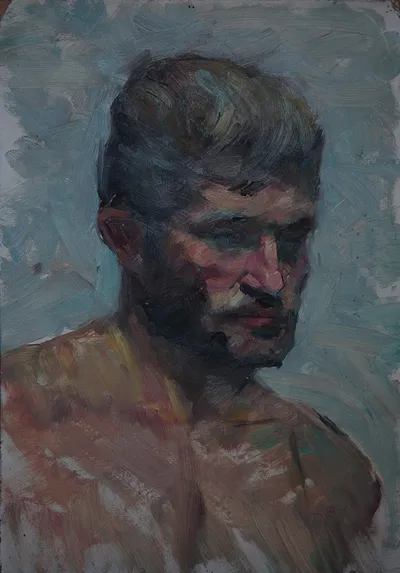 Artwork by Getman Topuria, 1977, Oil on Canvas