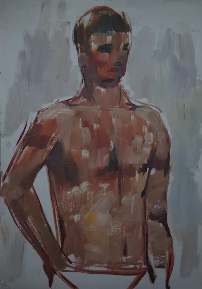 Artwork by Getman Topuria, 1983, Watercolor