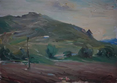 Artwork by Getman Topuria, 1994, Pastel on Paper