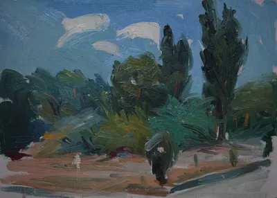 Artwork by Getman Topuria, 1990, Mixed Technique