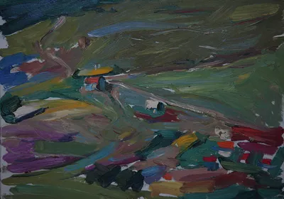 Artwork by Getman Topuria, 1984, Watercolor