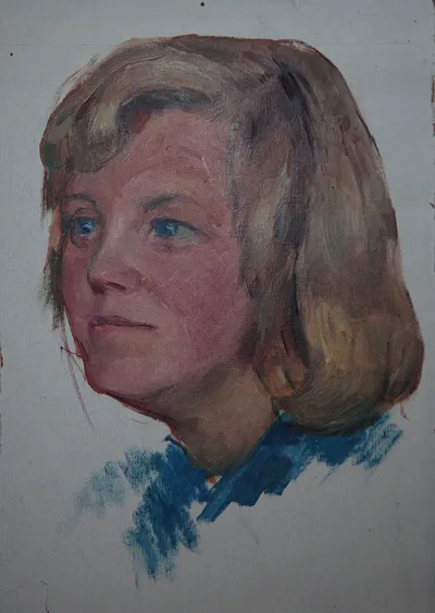 Artwork by Getman Topuria, 1976, Pastel on Paper