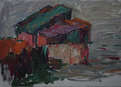 Artwork by Getman Topuria, 2003, Pastel on Paper