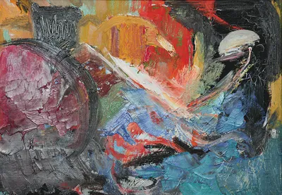 Artwork by Getman Topuria, 1996, Pastel on Paper