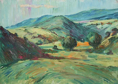 Artwork by Getman Topuria, 1999, Pastel on Paper