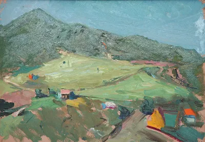 Artwork by Getman Topuria, 1990, Oil on Canvas