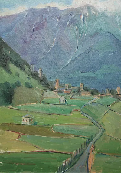 Artwork by Getman Topuria, 1970, Watercolor