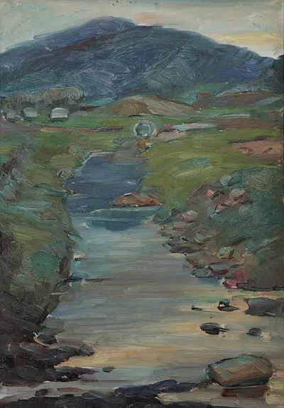 Artwork by Getman Topuria, 1988, Acrylic