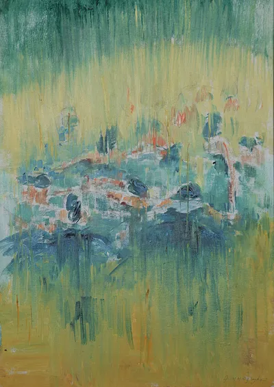 Artwork by Getman Topuria, 1973, Pastel on Paper