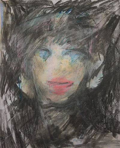 Artwork by Getman Topuria, 2002, Pastel on Paper