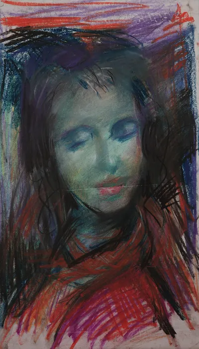 Artwork by Getman Topuria, 2003, Pastel on Paper