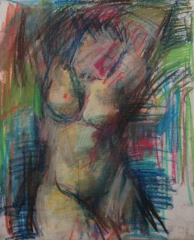 Artwork by Getman Topuria, 1971, Oil on Cardboard