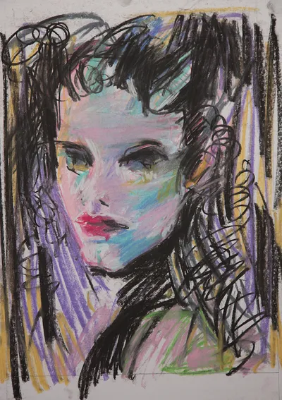 Artwork by Getman Topuria, 1990, Mixed Technique