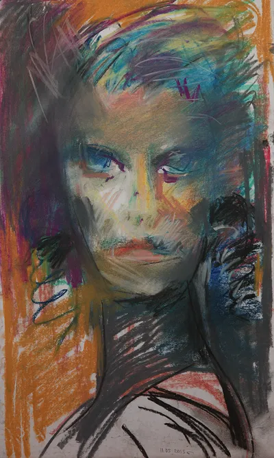 Artwork by Getman Topuria, 2007, Oil on Cardboard