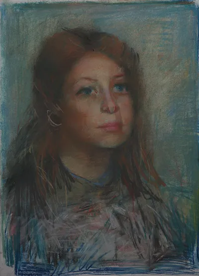 Artwork by Getman Topuria, 1973, Oil on Cardboard