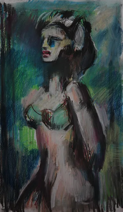 Artwork by Getman Topuria, 1982, Watercolor