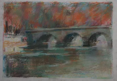 Artwork by Getman Topuria, 2000, Oil on Cardboard