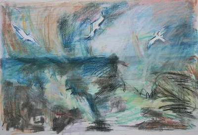 Artwork by Getman Topuria, 1988, Watercolor