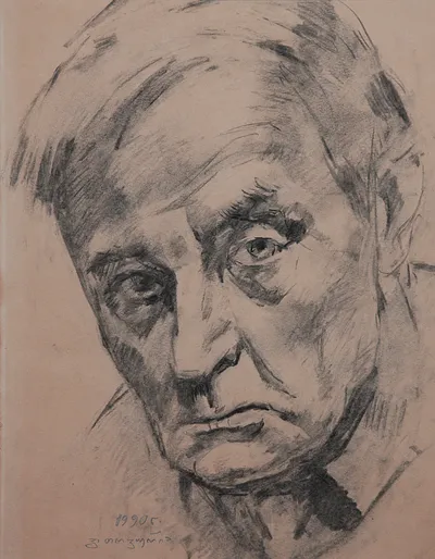 Artwork by Getman Topuria, 1992, Acrylic