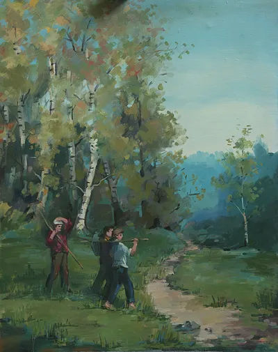 Artwork by Getman Topuria, 1971, Watercolor